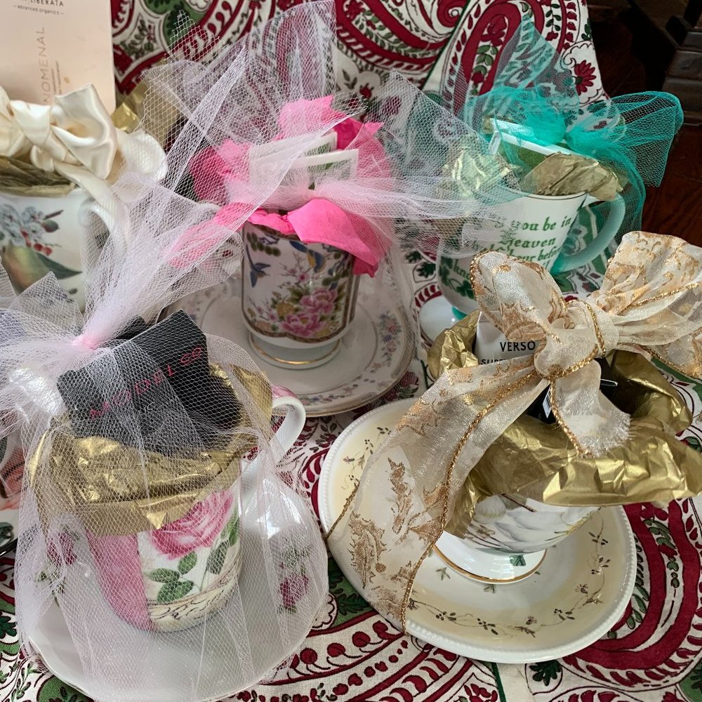 NWT Makeup in Vintage Cup Saucer